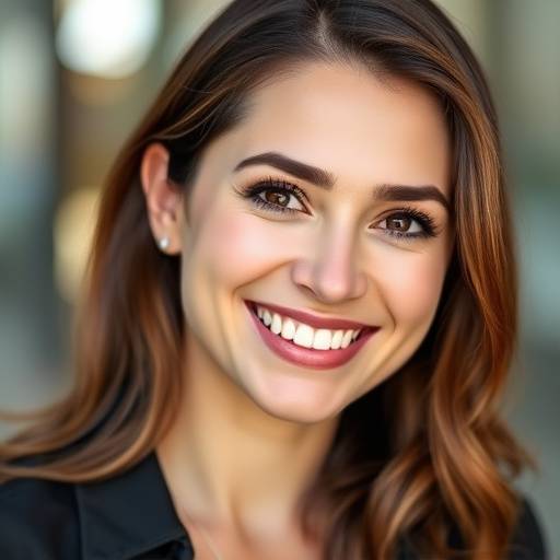 Retrato profissional de uma mulher sorrindo